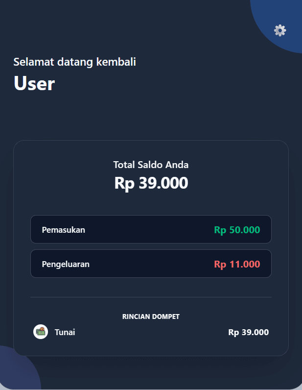 Keuangan PWA (Offline-First Tracker)